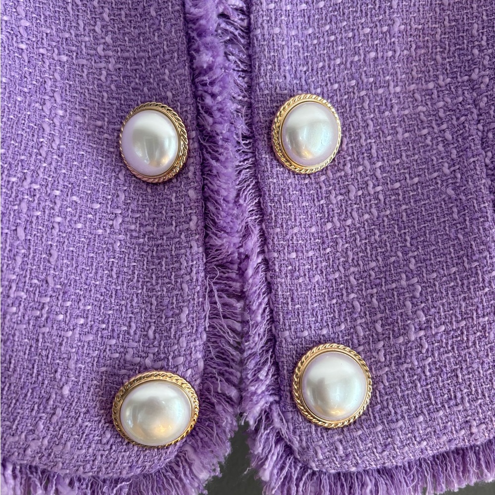 Ronny Kobo Collection Lilac Kids Blazer - Picture 3 of 6